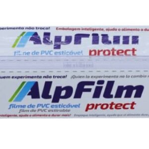 Filme PVC Esticável Cartucho 270mm x 100m Alpfilm – Caixa com 20 Rolos