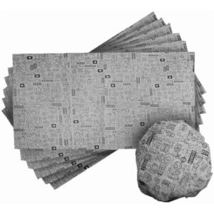 Papel para Lanche 36x45cm Impresso Sem Película Pluma – Caixa com 500 Unidades